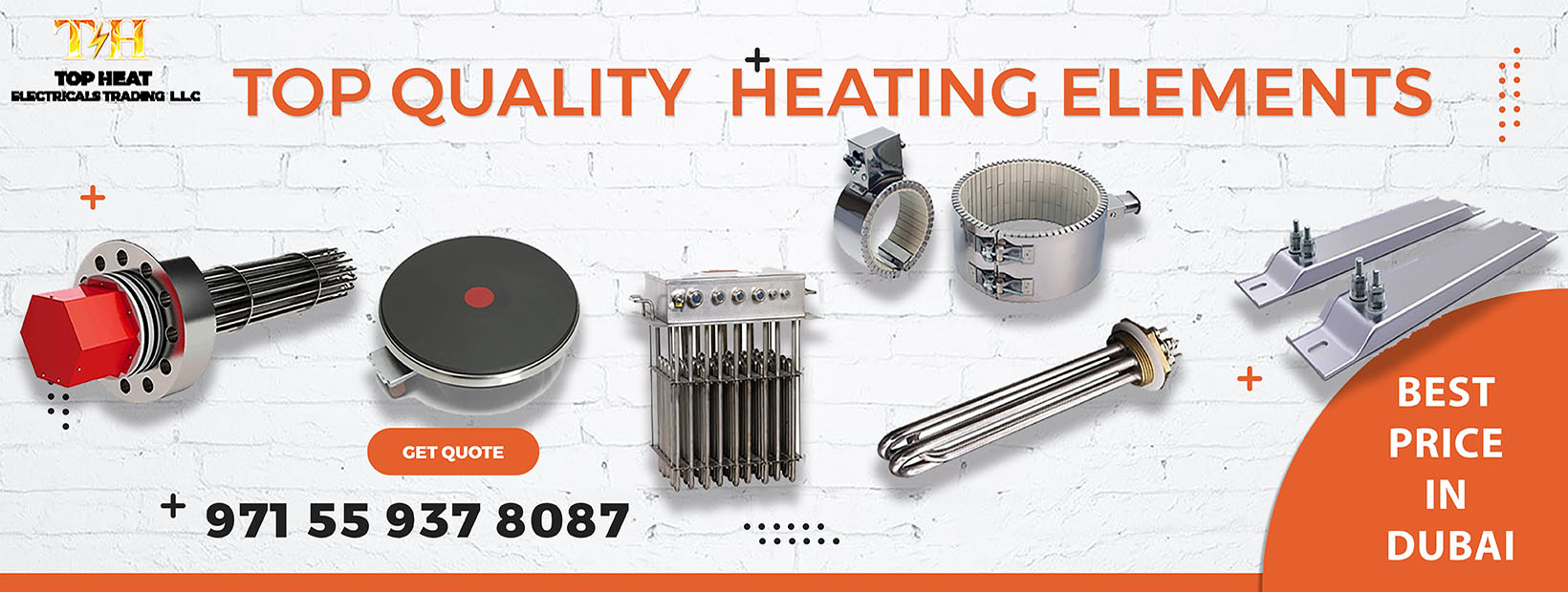 Top Heat Electricals heating elements store Dubai